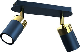 MILAGRO MLP7723 Lampa sufitowa JOKER NAVY BLUE/GOLD 2xGU10