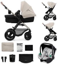 KINDERKRAFT Wózek wielofunkcyjny Moov 2 Air 3w1 Szary
