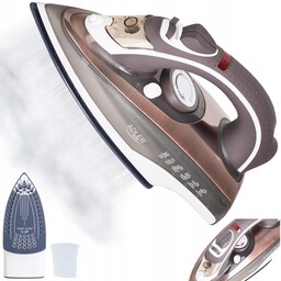 Żelazko Parowe Stopa Ceramic Samoczyszczenie Self-clean Anti-drip Anti-calc