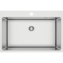 DEANTE Zlewozmywak jednokomorowy Olfato ZPO 010C Stal szczotkowana