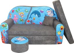 Sofa kanapa dla dzieci rozkładana Ocean II