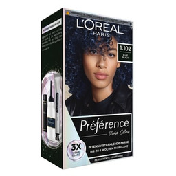 L''Oréal Paris Préférence Vivid Colors Niebieski Czarny Farba