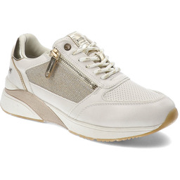 Białe Sneakersy Mustang Sportowe Obuwie Damskie