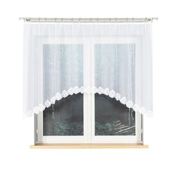 Markizeta Firana żakardowa gotowa 250x130 biała Żaklina