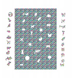 PUZZLE IMPOSSIBLE Flamingi 480 ELEMENTÓW puzzle drewniane
