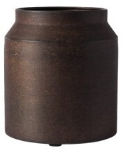Muubs - Donica stalowa brązowa Sai 26 cm