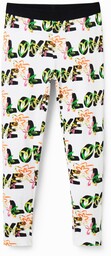 Legginsy w kwiaty Love