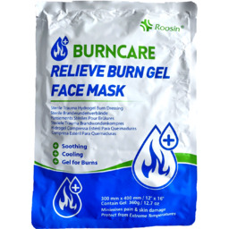 Opatrunek hydrożelowy na oparzenia 30x40cm Face BurnCare