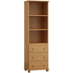 OUTLET - Biblioteczka sosnowa nr4 olcha
