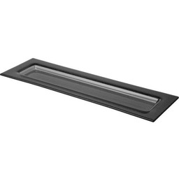 TACA SZKLANA VETRO GN 2/4 530x162 mm CZARNA