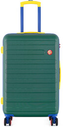 Walizka średnia Semi Line T5846-2 Zielony
