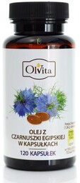 OLVITA Olej z czarnuszki 500 mg, 120 kaps.