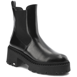 Karino Czarne Botki Wygodne Buty Damskie