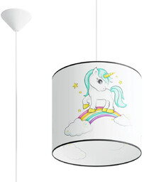 Lampa wisząca Jednorożec SL.1412 Sollux do pokoju dziecka