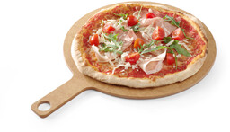 DESKA DO SERWOWANIA PIZZY Z UCHWYTEM 305x6 mm