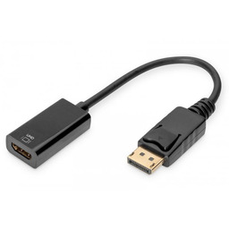Digitus Kabel adapter DisplayPort z zatrzaskiem 1080p 60Hz