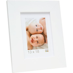 Deknudt ramka na zdjęcia, drewno, biała, 30 x30