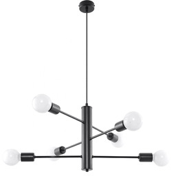 Lumes Loftowy żyrandol z regulacją 5X E759 L6-Z57