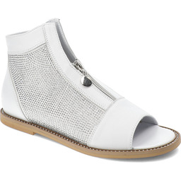 Chebello Białe Sandały Eleganckie Obuwie Damskie