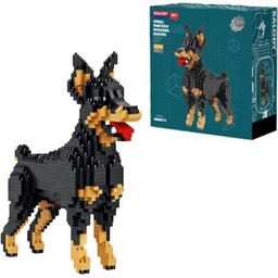 Klocki plastikowe QBI Doberman SA261447
