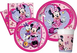 Party Tableware Set Disney Minnie Junior for 8