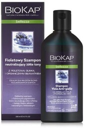 Biokap Bellezza Fioletowy szampon neutralizujący żółte tony, 200