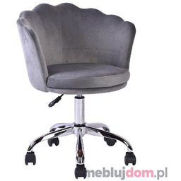 Fotel obrotowy ROSE VELVET Signal Szary
