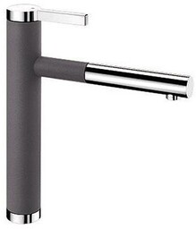 BLANCO 518804 Bateria zlewozmywakowa Blanco LINEE-S kolor CHROM/SZAROŚĆ