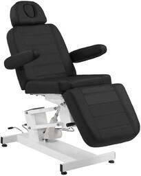 Fotel kosmetyczny elektr. Azzurro 705 1 siln. czarny