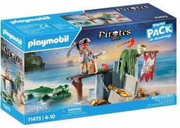 Playmobil Pirates 71473 Pirat z aligatorem