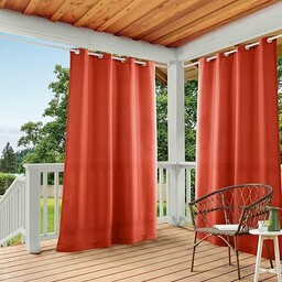 Exclusive Home Curtains Panel zasłonowy, poliester, pomarańczowy mekka,