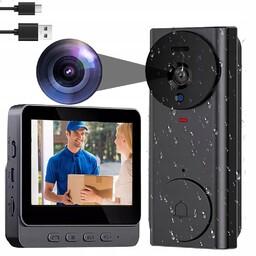 Wideodomofon 4.3IPS 120°SZEROKI Kąt Nocne Widzenie Ir Dwukierunkowa