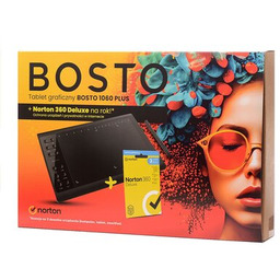 BOSTO Tablet graficzny 1060 Plus + Norton 360