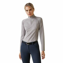 Ariat Bluzka damska SUNSTOPPER 2.0 - silver scone