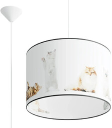Zwisająca lampa Koty SL.1421 Sollux cats zwis wielokolorowa