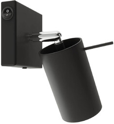 Sollux Minimalistyczna lampa ścienna SL.1049 czarna tuba