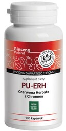 PU-ERH Herbata czerwona z chromem, 100 kaps.