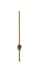 Zeen W2 Gold - nowoczesna lampa ścienna sufitowa