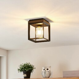 Lampa sufitowa Arcchio Cayla, klatka, czarna