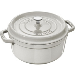 Staub Garnek żeliwny okrągły - 1.7 litr, Biała