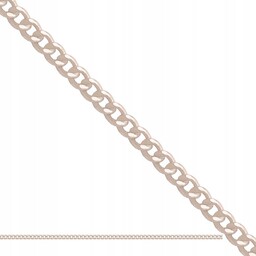 ZŁOTY Łańcuszek Białe Złoto 585 50 cm 1.35