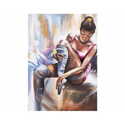 50x70cm Tancerka obraz pion dekoracja ścian podobrazie drewniane