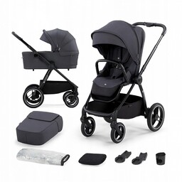 Kinderkraft Nea Dark Grey 2w1 Wózek Wielofunkcyjny