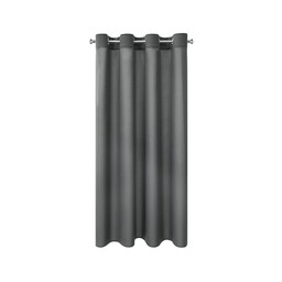 Eurofirany Zasłona 140x175 Rita grafitowa gotowa na przelotkach