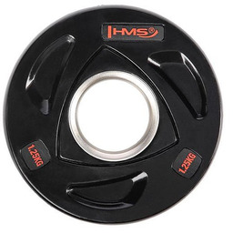 TOX01 CZARNY TALERZ OLIMPIJSKI OGUMOWANY 1.25 KG HMS
