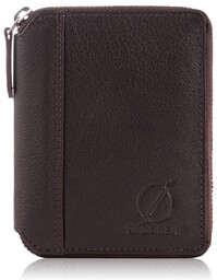 Męski Portfel Skórzany RFID Brødrene G-05L Brązowy