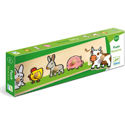 Drewniane puzzle FARMA DJ01116