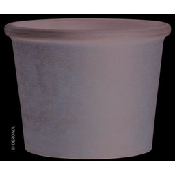 Doniczka ceramiczna Cilindro Bordato Primitivo GRAFITE 33 cm