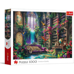 Puzzle 1000 elementów Magiczna Biblioteka Trefl dla dorosłych,