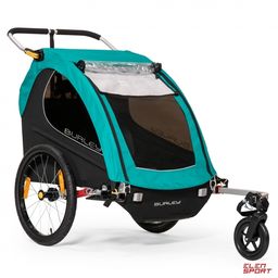 Przyczepka Rowerowa dla Dziecka Burley Encore X Turquoise